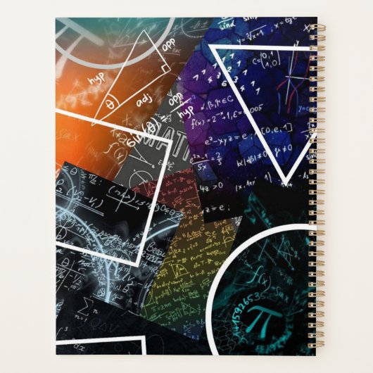 Wiskunde formule spiraalplanner planner (Achterkant)