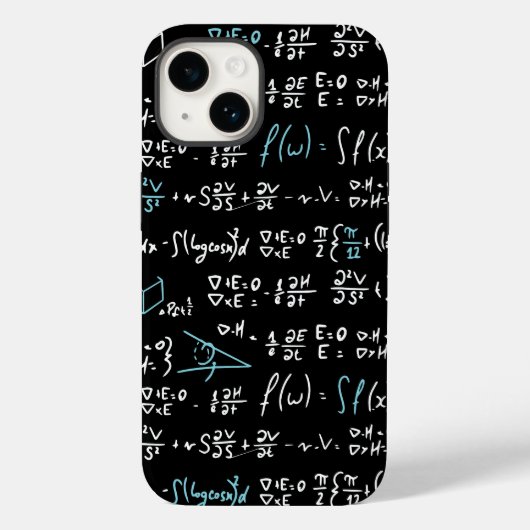 Wiskunde formuleert wiskunde natuurkunde docent Case-Mate iPhone case (Achterkant)