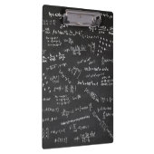 Wiskunde-formules op een Blackboard Klembord (Rechts)