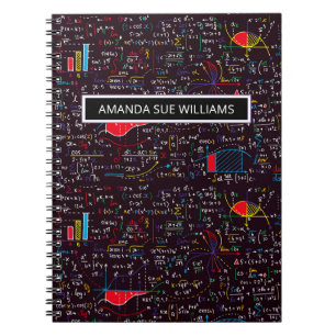 Wiskunde/fysische vergelijking - Jouw naam/monogra Notitieboek