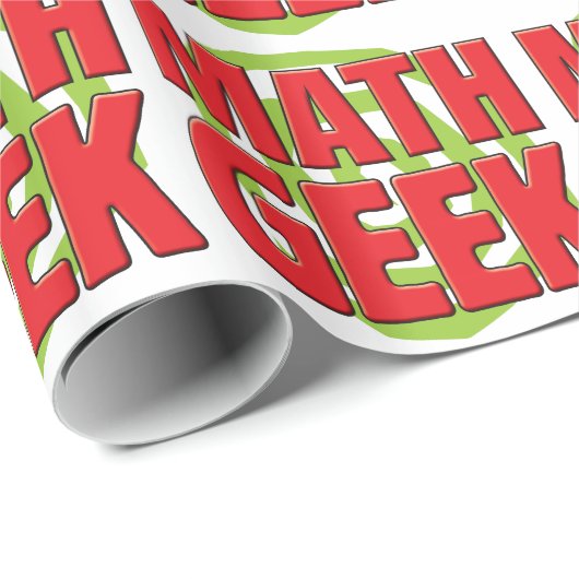 Wiskunde Geek Cadeaupapier (Rol Hoek)