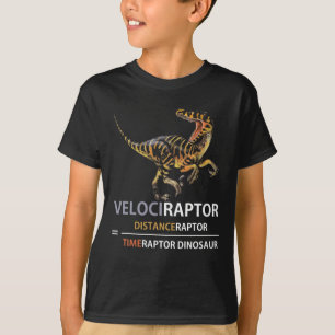 Wiskunde Geek Dinosaur Velociraptor T-shirt
