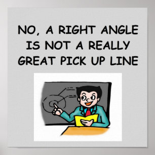 wiskunde geek grap poster