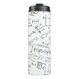 Wiskunde Geek, wiskundeoplosspatroon Thermosbeker