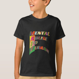 Wiskunde Geestelijk misbruik bij de mens T-shirt