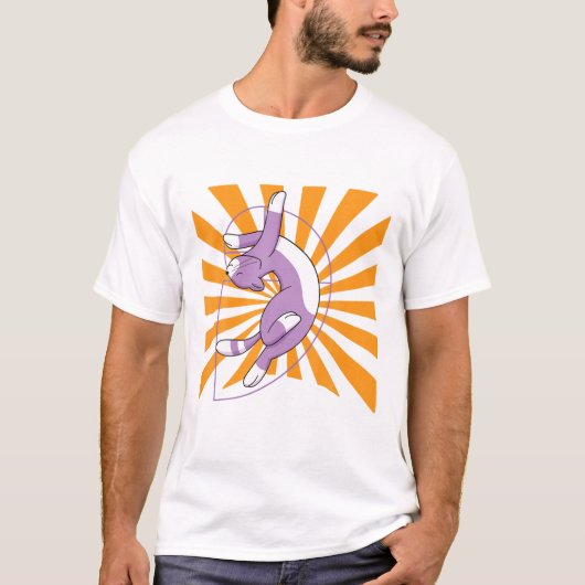 Wiskunde Geometry Fibonacci Cat T-shirt (Voorkant)