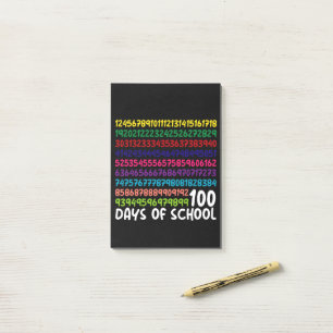 Wiskunde Getallen 100e Dag van School Leraar Kinde Post-it® Notes