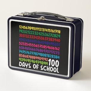 Wiskunde Getallen 100ste Dag Van School Leraar Kin