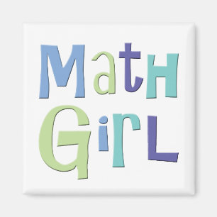 Wiskunde Girl Magneet