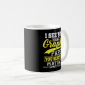 Wiskunde Grafiekpapier dat iets pun-leraar uitzet Koffiemok (Voorkant rechts)