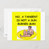 wiskunde grap briefkaart (Voorkant / Achterkant)