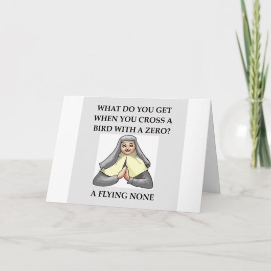 wiskunde grap kaart (Voorkant)