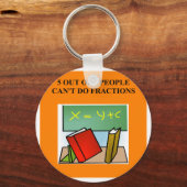 wiskunde grap sleutelhanger (Voorkant)