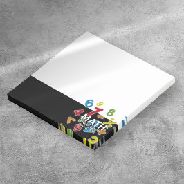 Wiskunde het enige onderwerp dat grappig citaat te post-it® notes