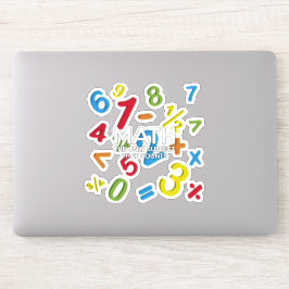 WISKUNDE HET ENIGE ONDERWERP DAT TEKST STICKER