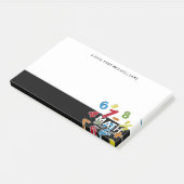 Wiskunde het enige onderwerp dat telt post-it® notes (Schuin)