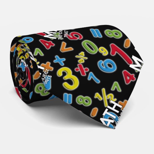 Wiskunde. Het enige onderwerp dat telt Stropdas (Opgerold)