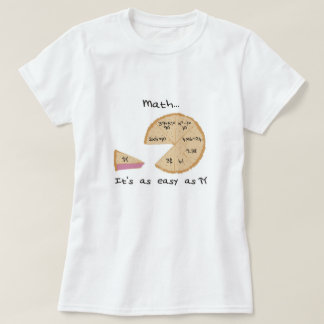 Wiskunde het is net zo makkelijk als... t-shirt