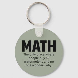 Wiskunde Humor Sleutelhanger