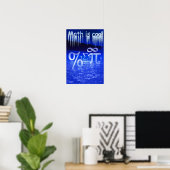 Wiskunde is Cool! Poster (Thuiskantoor)