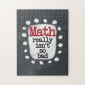 Wiskunde is echt niet zo'n slechte puzzel legpuzzel (Verticaal)