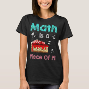 Wiskunde is een onderdeel van PI 3 14 Wiskunde 14 T-shirt