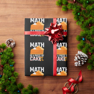 Wiskunde is een stuk taart Pi-dag grappig Cadeaupapier