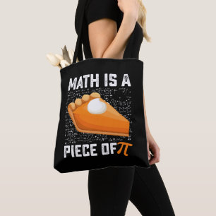 Wiskunde Is Een Stuk Taart Pi Dag Wiskunde Draagtas