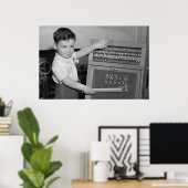 Wiskunde is eenvoudig poster (Thuiskantoor)