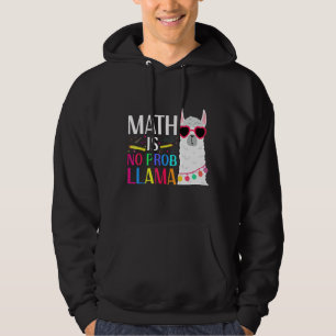 Wiskunde is geen probllama - wetenschappelijke doc hoodie