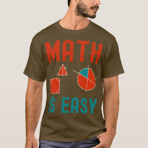 wiskunde is gemakkelijk te meten 5 t-shirt