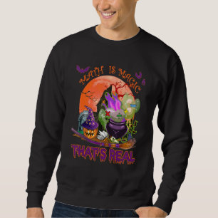 Wiskunde is magie die echt is Wiskunde Halloween Trui