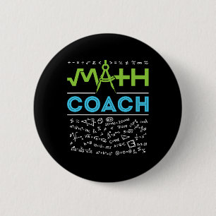 Wiskunde is mijn jam eerste dag terug naar school ronde button 5,7 cm