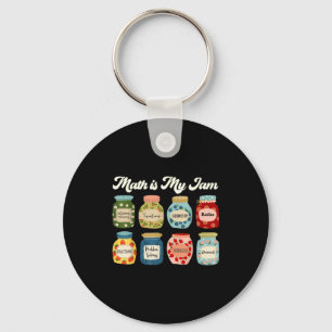Wiskunde Is Mijn Jam Leraar Shirt Stem Student Kla Sleutelhanger