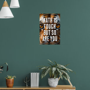 Wiskunde is zwaar, maar jij ook poster