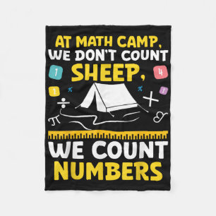 Wiskunde Kamp Wiskunde Camper Wiskundige Camping M Fleece Deken