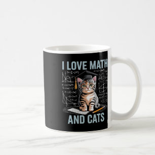 Wiskunde Kat Liefhebber Grappige Wiskunde Docent I Koffiemok