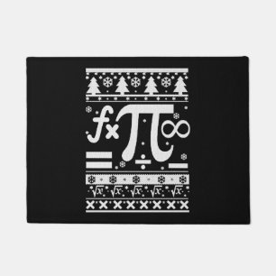 Wiskunde kerst deurmat