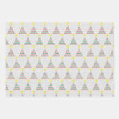 Wiskunde kerstbomen inpakpapier vel (Voorkant 2)