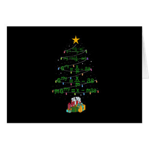 Wiskunde kerstboom lampjes Wiskunde leraar pajam