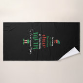 Wiskunde Kerstleraar Elf Gift-design Badhanddoek (Badhanddoek)