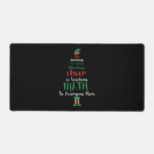 Wiskunde Kerstleraar Elf Gift-design Bureaumat