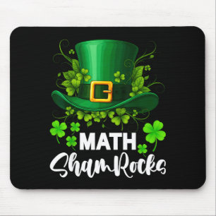 Wiskunde Klavertjes St. Patrick's Dag School Muismat