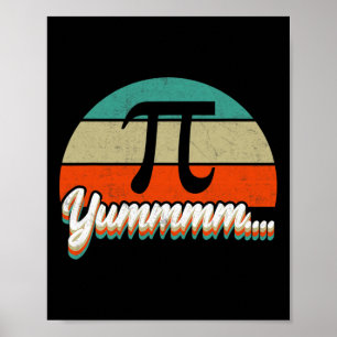 Wiskunde Leerkrachten Pi Dag Funny Pi Symbool Man Poster