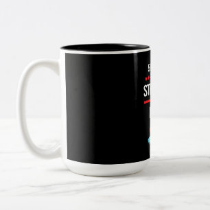 Wiskunde leraar 5 van de 4 personen tweekleurige koffiemok