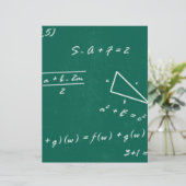 wiskunde leraar algebra geek (Staand voorkant)