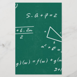 wiskunde leraar algebra geek briefpapier