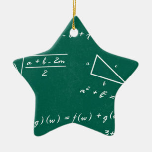 wiskunde leraar algebra geek keramisch ornament