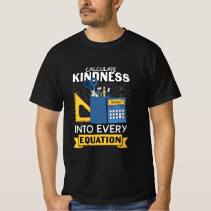Wiskunde Leraar Bereken de intensiteit T-shirt