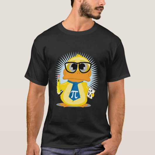 Wiskunde leraar Duck T-shirt (Voorkant)